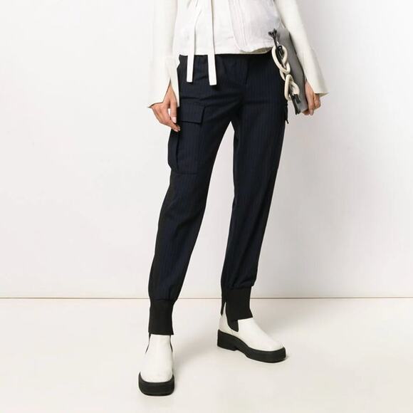 Phillip Lim 3.1 Tapered Cargo Trousers Size 2 - Picture 1 of 10